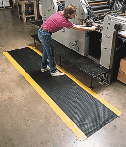 Diamond Plate Yellow Border
