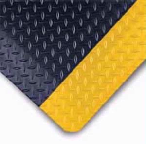 Diamond Plate Industrial Yellow Border